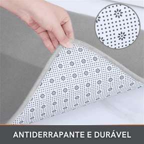 Tapete para Banheiro Antiderrapante Absorvente Veludo - Doys