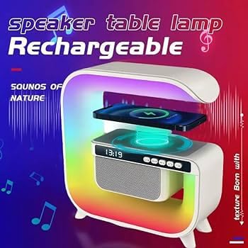G3 Smart Light RGB Wireless Charging Speaker Sound Speaker Machine Fast Charging Alarm Clock