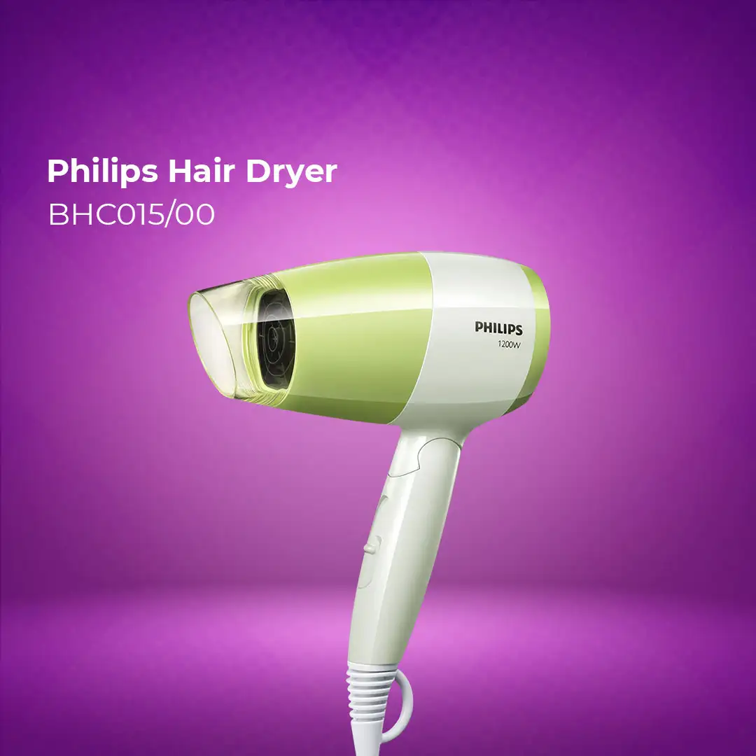 Philips BHC015/00 Essential Care Compact Hair Dryer